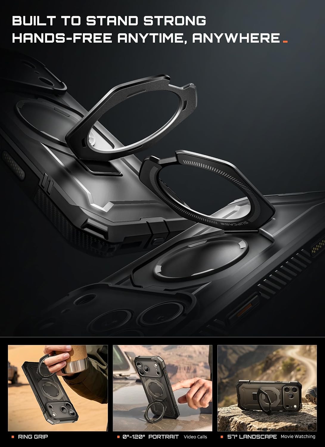 Detalle 2 de SUPCASE Unicorn Beetle Grip iPhone 17 Pro