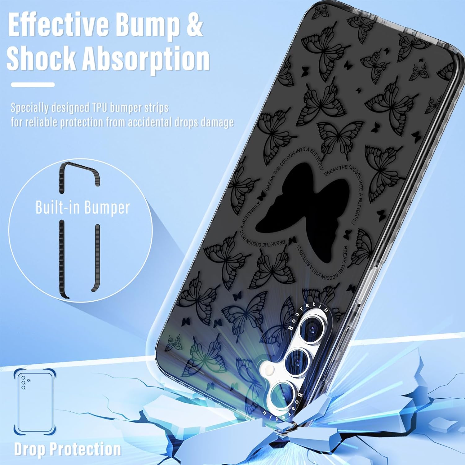 Detalle de Boaretiu Phone Case for Samsung Galaxy A15 5G