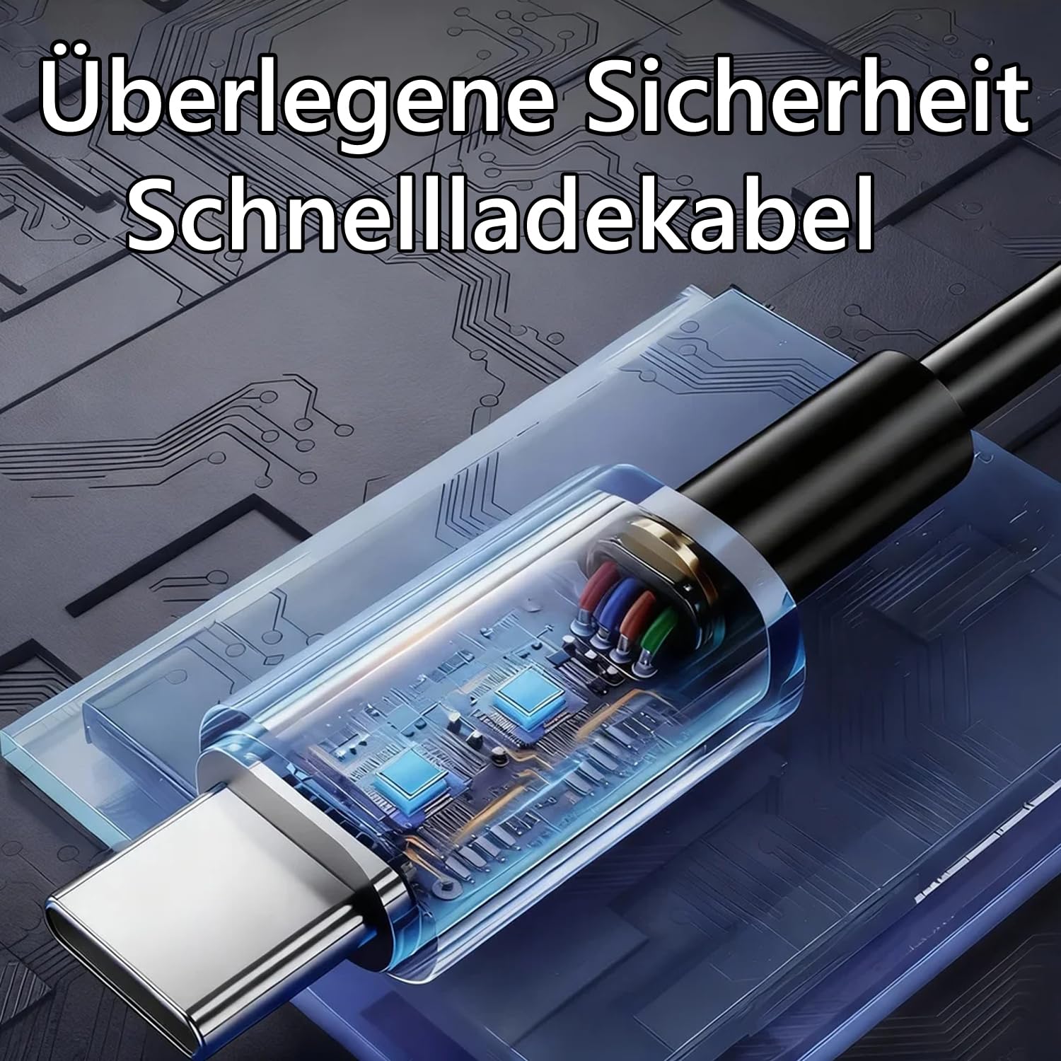 Thumbnail 2 de USB-C CarPlay Ladekabel 1 m (USB-A auf USB-C) 2er-Set für iPhone & Galaxy – Auto-Schnellladekabel