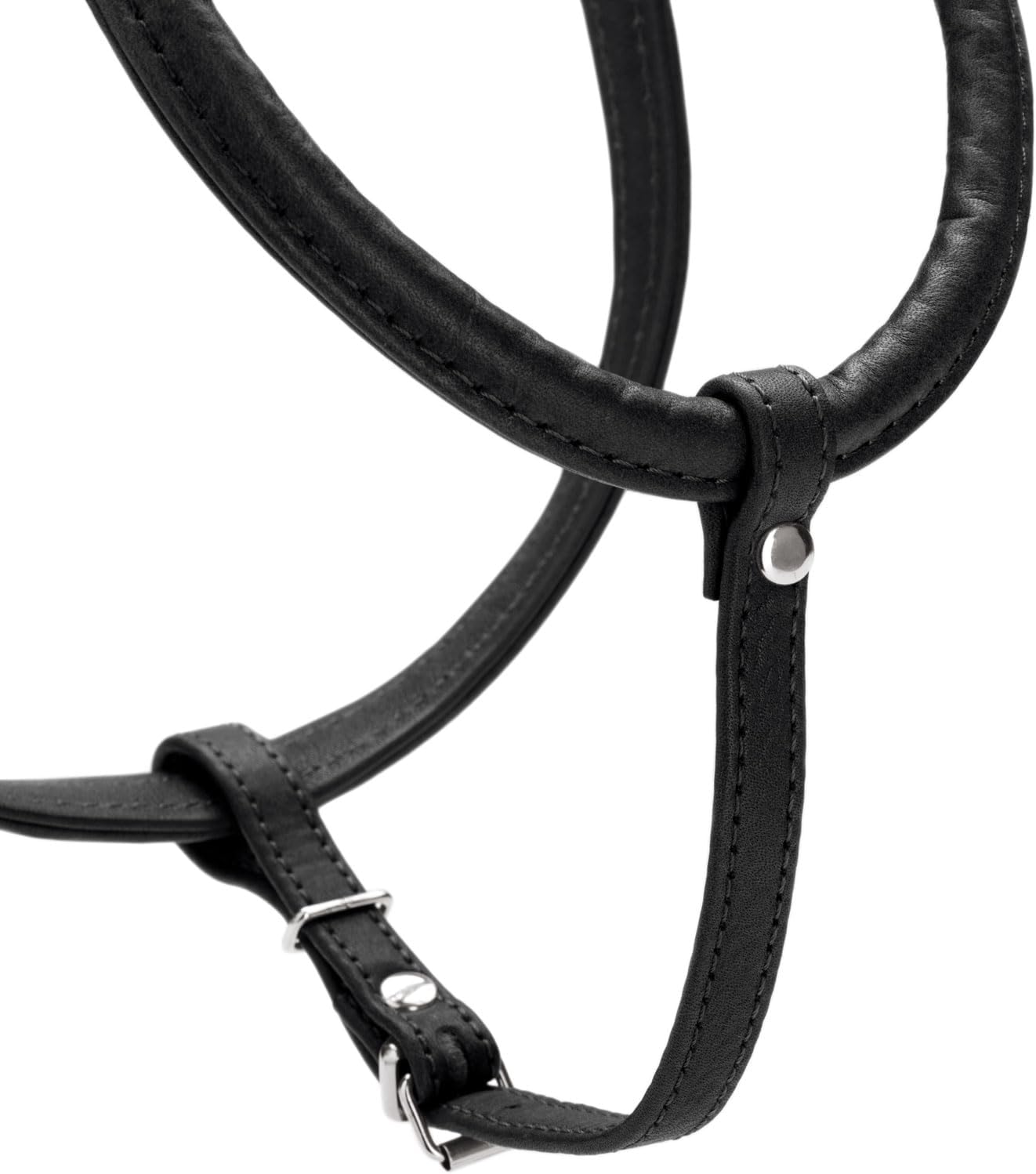 Thumbnail 2 de Hunter Round & Soft Canadian UP Hundegeschirr aus Leder (schwarz) – Größe S/2