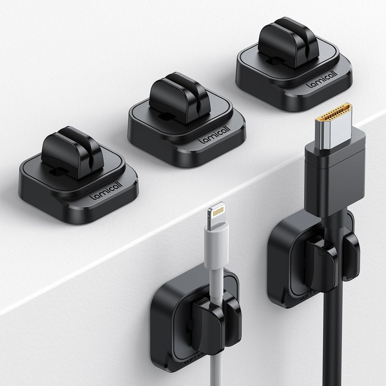 Detalle de Lamicall Spring Cable Holder Clips 8mm