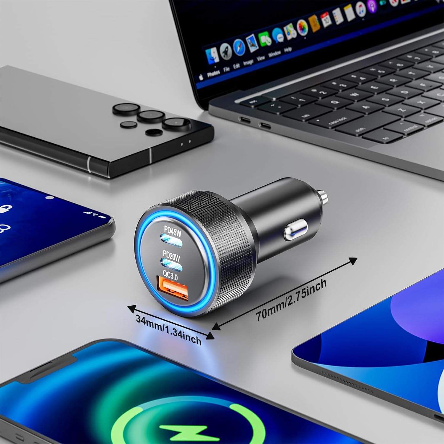 Thumbnail 5 de Zigarettenanzünder USB C 65W Auto Ladegerät