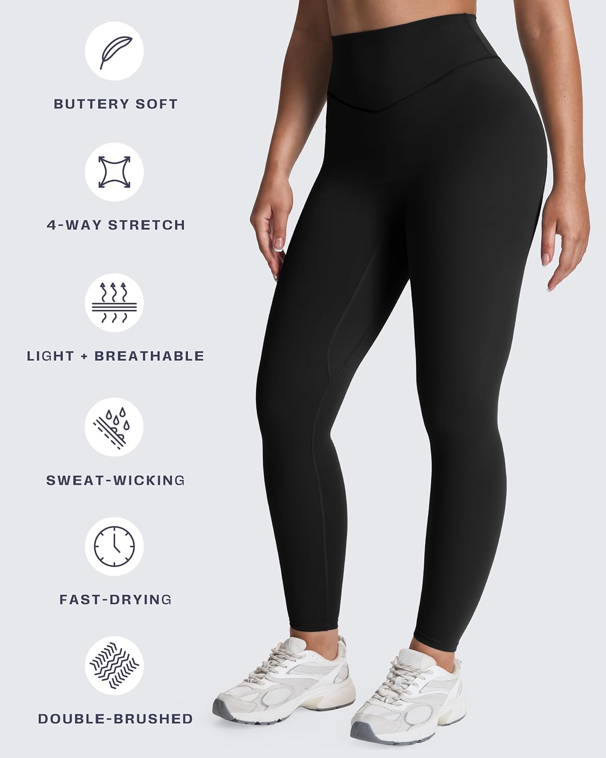 Thumbnail 5 de Aoxjox Metamorph Deep V High-Waisted Leggings 26"