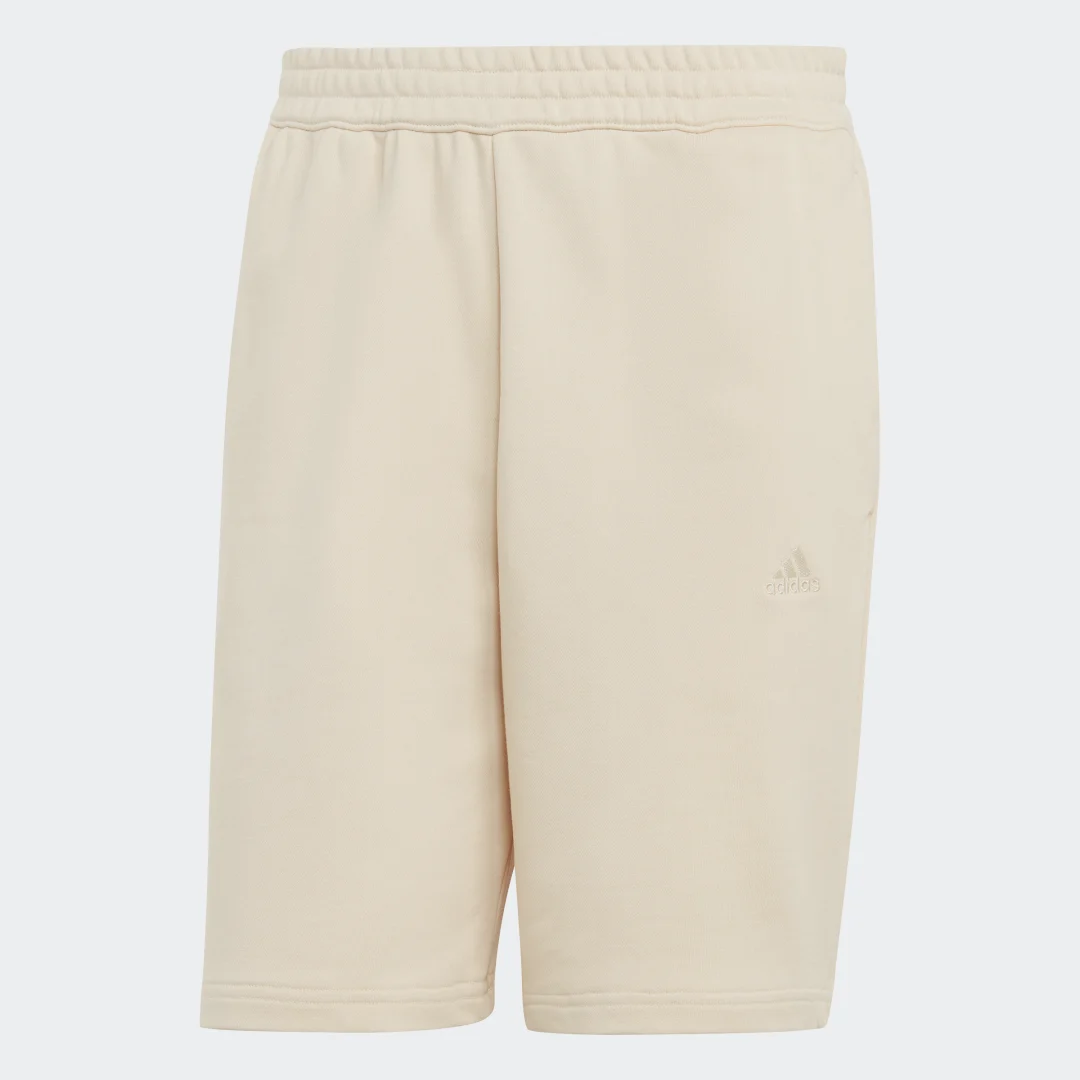 Detalle de Pantalón corto ALL SZN French Terry de Adidas – Beige