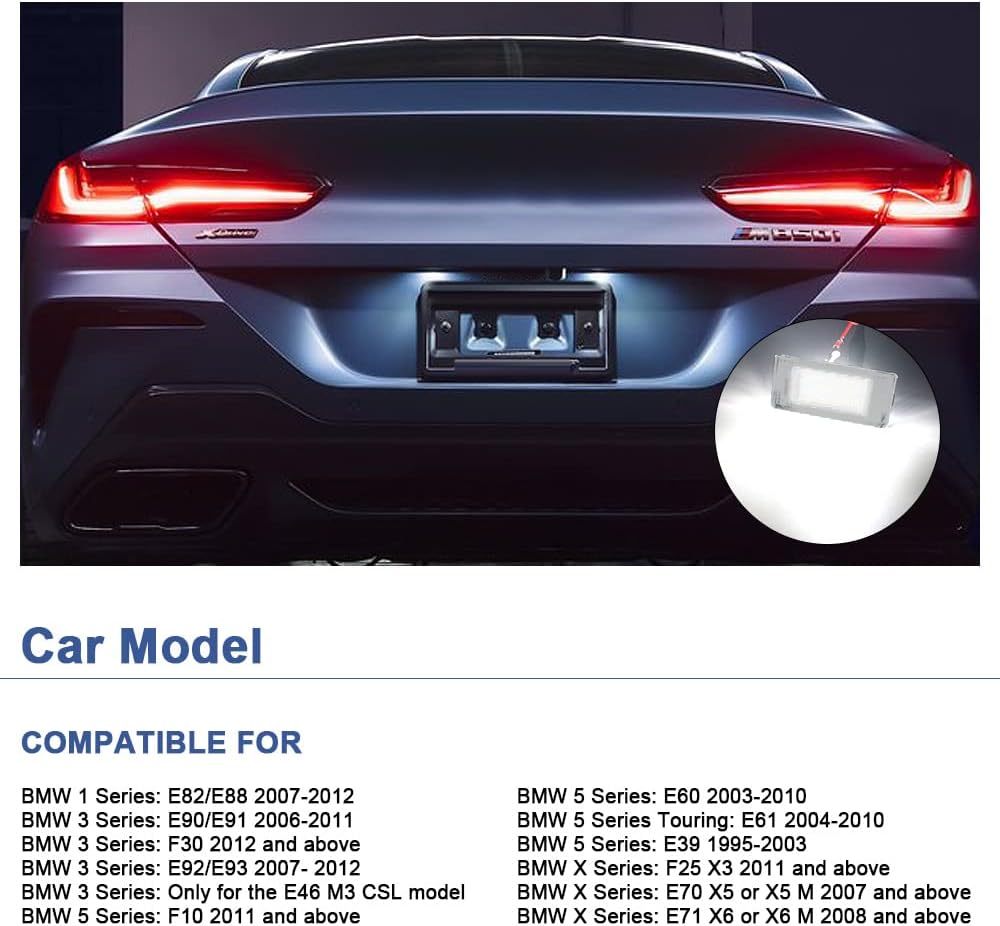 Thumbnail 5 de URAQT Kennzeichenbeleuchtung BMW