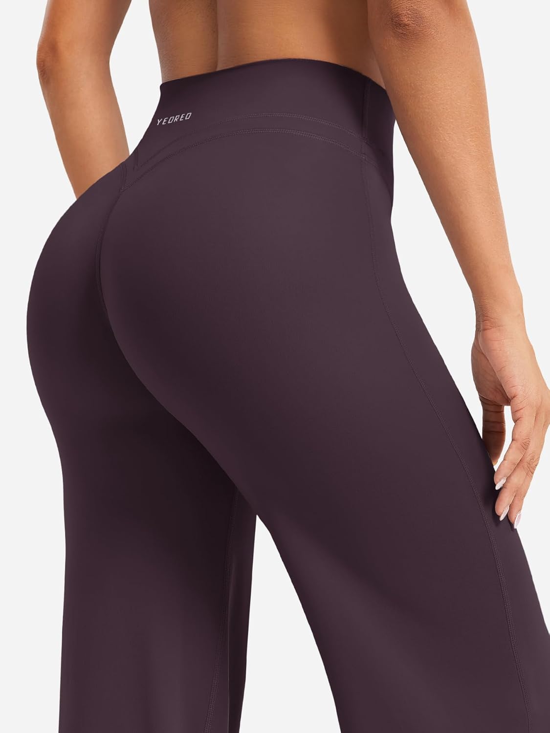 Thumbnail 4 de YEOREO Straight Leggings Damen Invisible Scrunch – Hochtaillierte, nahtlose Stretch-Leggings für Alltag und Sport