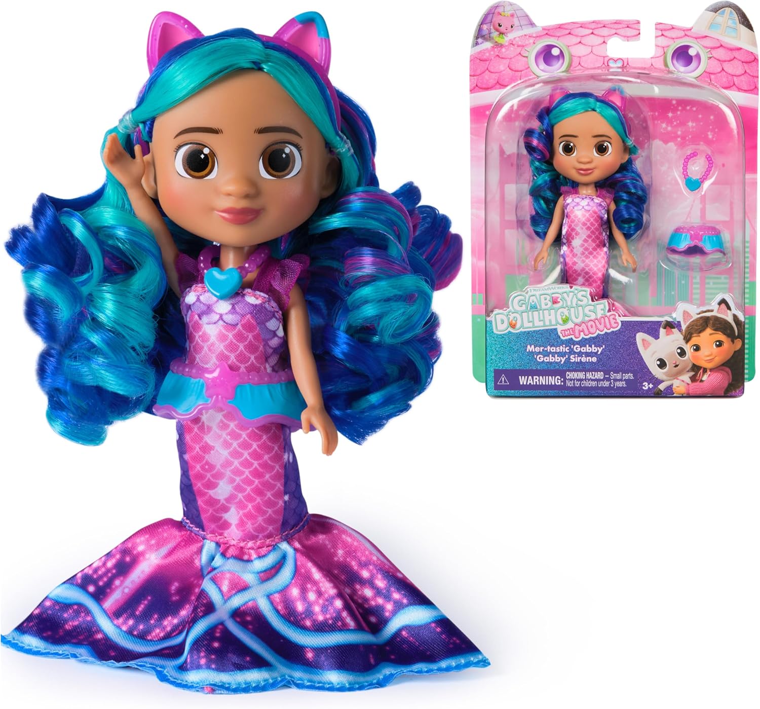 Detalle de DreamWorks Gabby’s Dollhouse Mer-tastic 15.2 cm