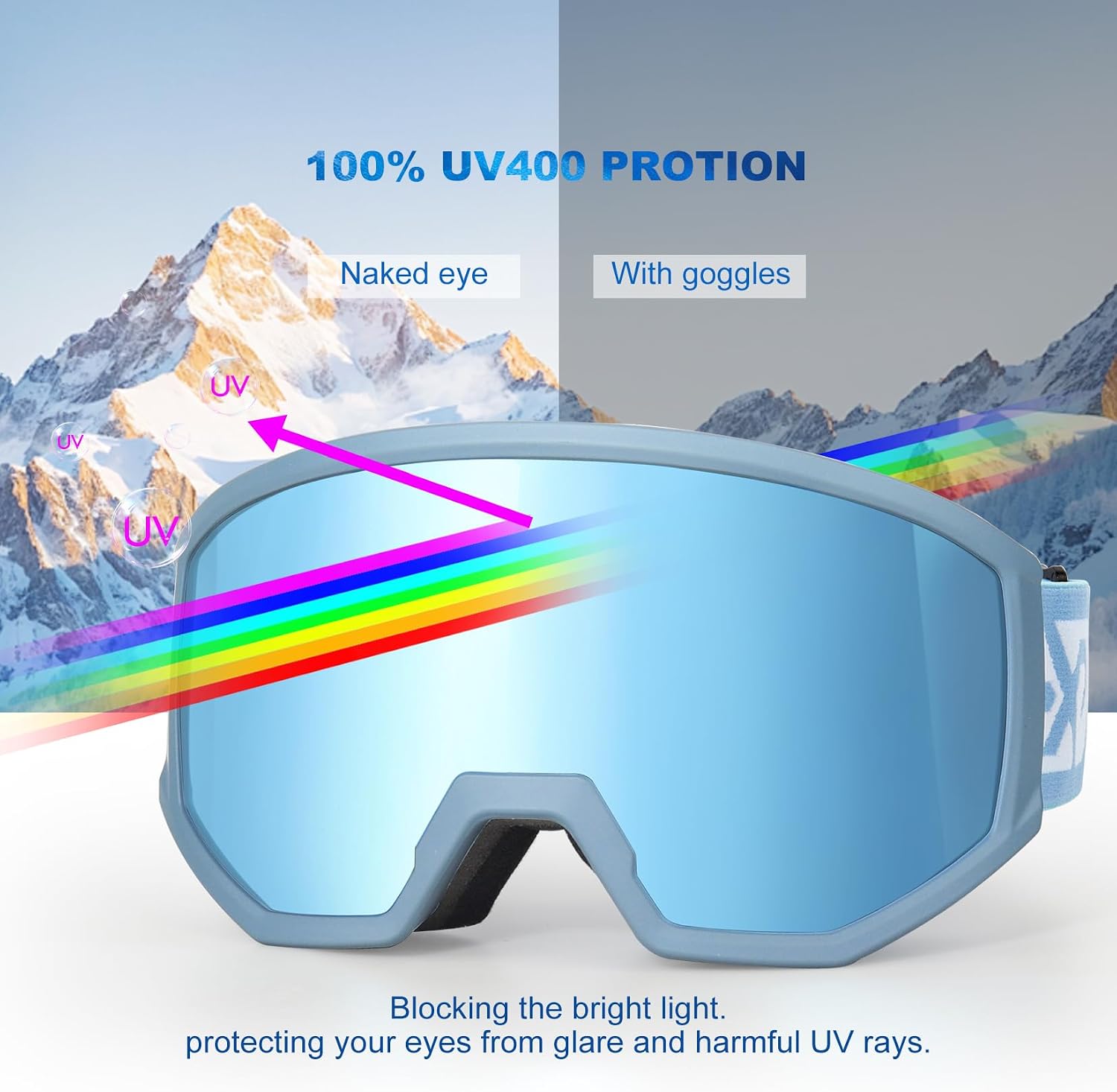 Thumbnail 6 de EXP VISION Ski/Snowboard Goggles anti-fog