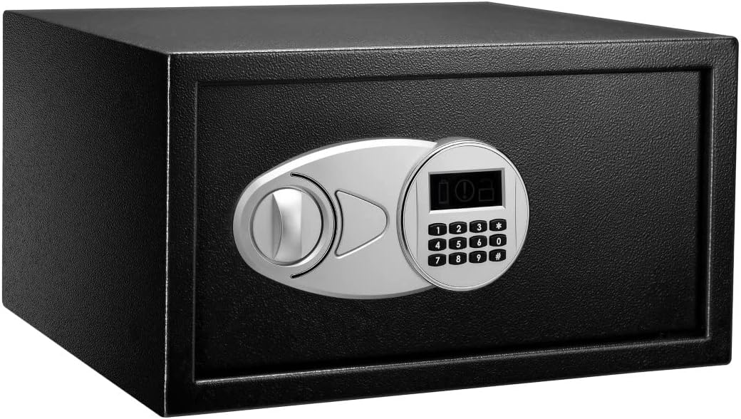 Detalle de Amazon Basics Steel Security Safe with Digital Keypad (28 L)