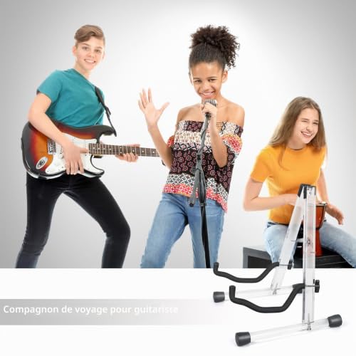 Thumbnail 1 de Support MUSO pour guitare acoustique en acrylique pliable – stabilité, élégance et polyvalence