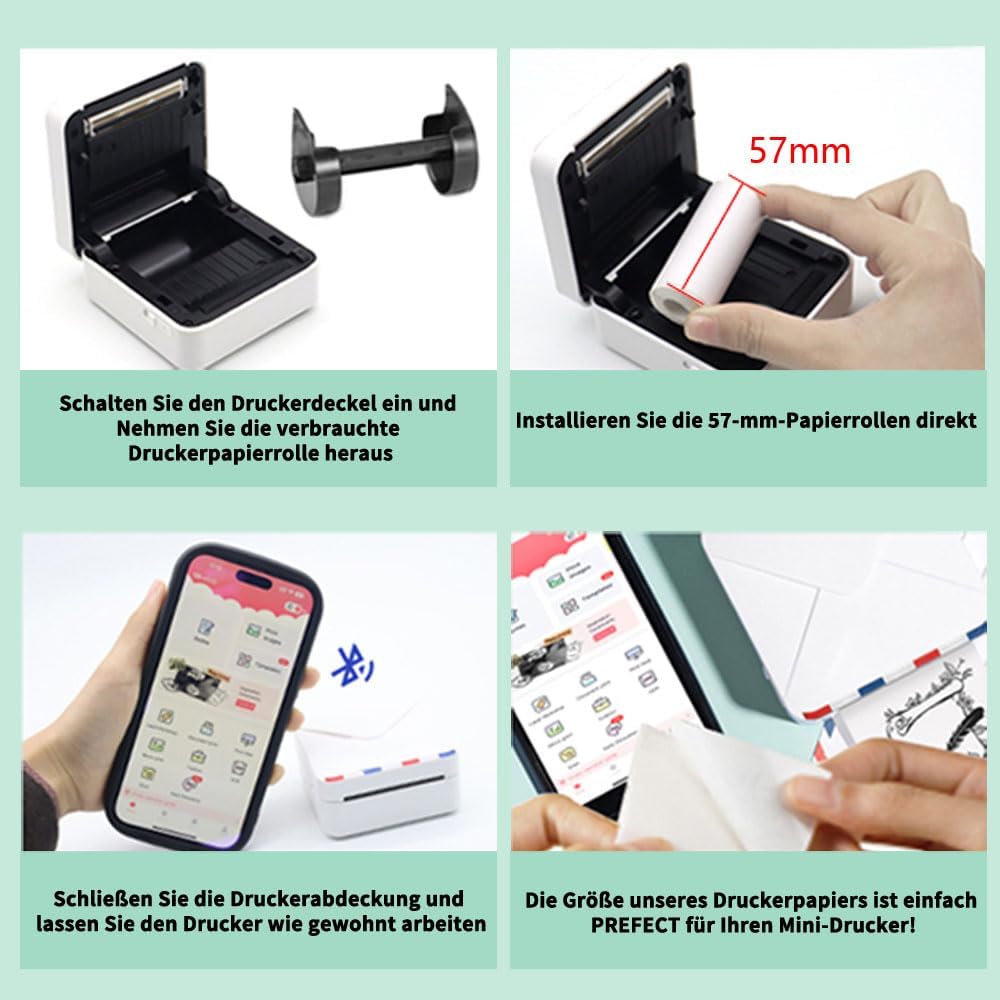 Detalle de QpenguinBabies mini photo printer paper 57mm