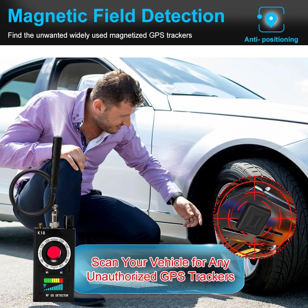 Detalle 2 de SIKVVIO Hidden Camera Detector RF Scanner 🎥