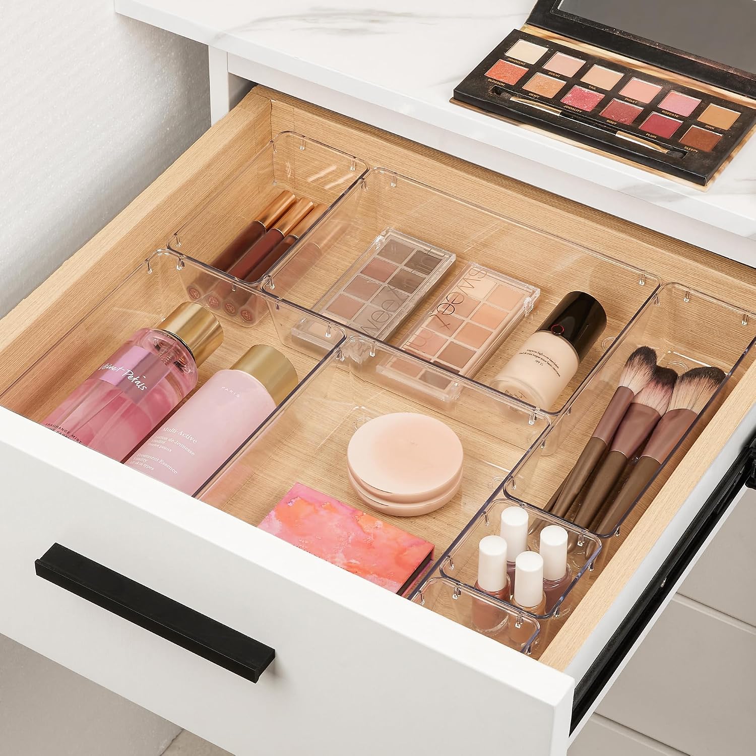 Detalle 2 de Vtopmart 10 Pcs Makeup Drawer Organizer Bins Set