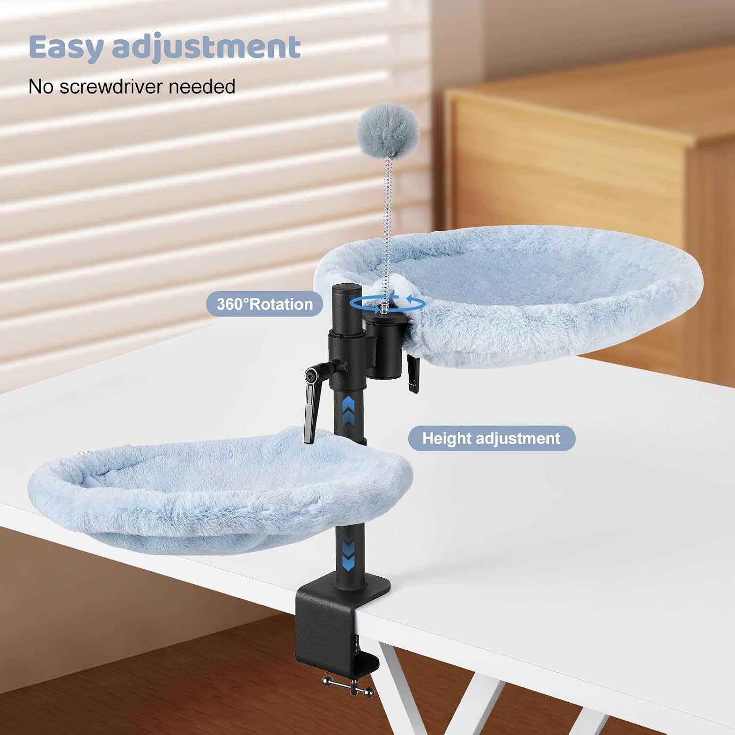 Detalle 1 de Odoland Cat Bed for Desk 41 lb capacity