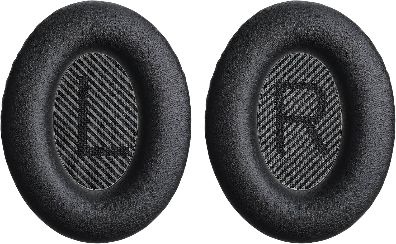 Detalle de Aurivor BS25BKBK00 Replacement Ear Pads, Black Faux Leather, Memory Foam