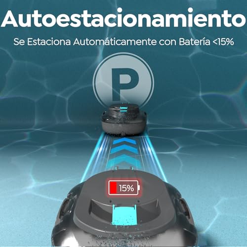 Detalle de TALOSBO S1PRO (2026 Upgrade) Robot Piscina: limpieza sin cables, 120 minutos y 100 m²