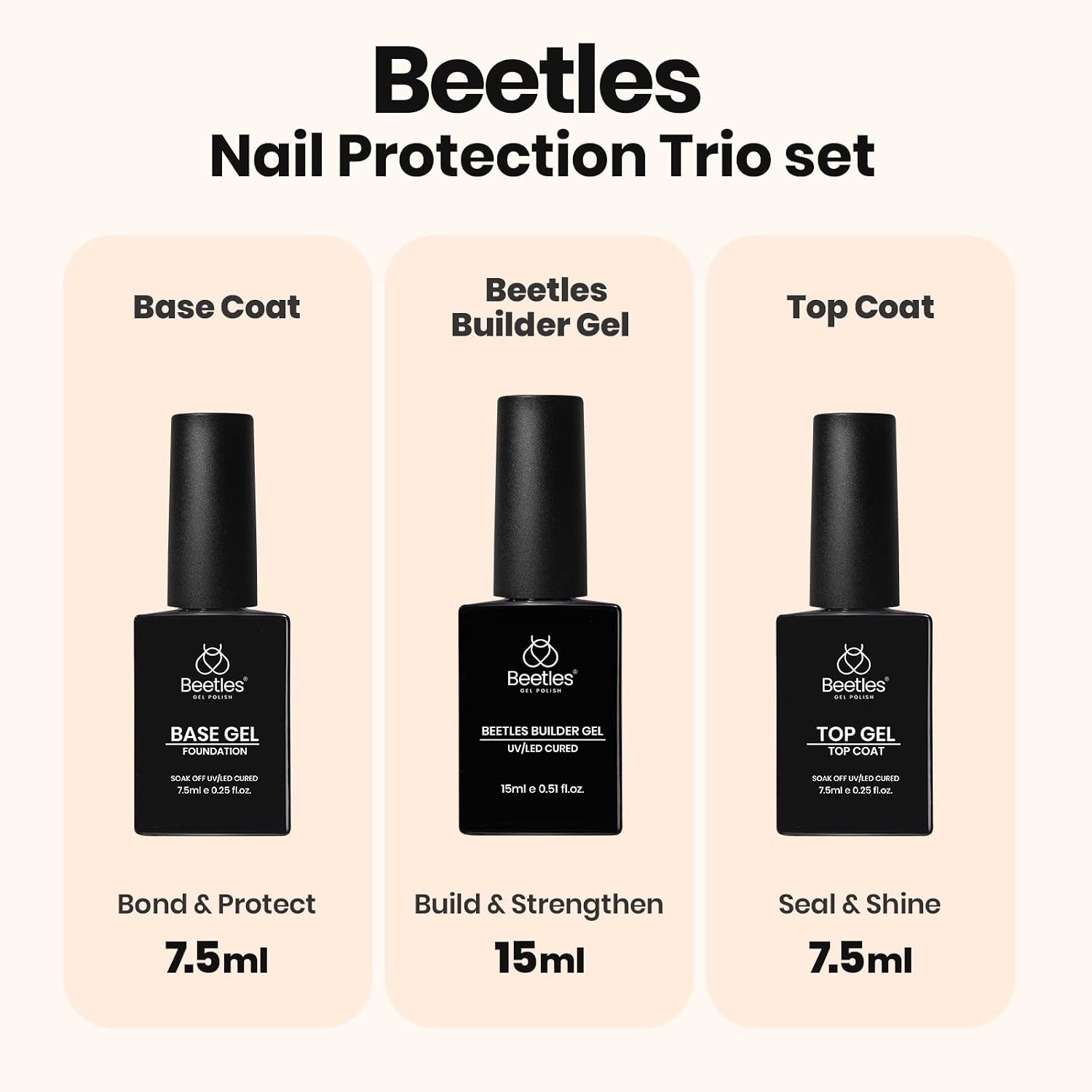 Detalle 2 de Beetles Builder Gel Set, 3-Piece