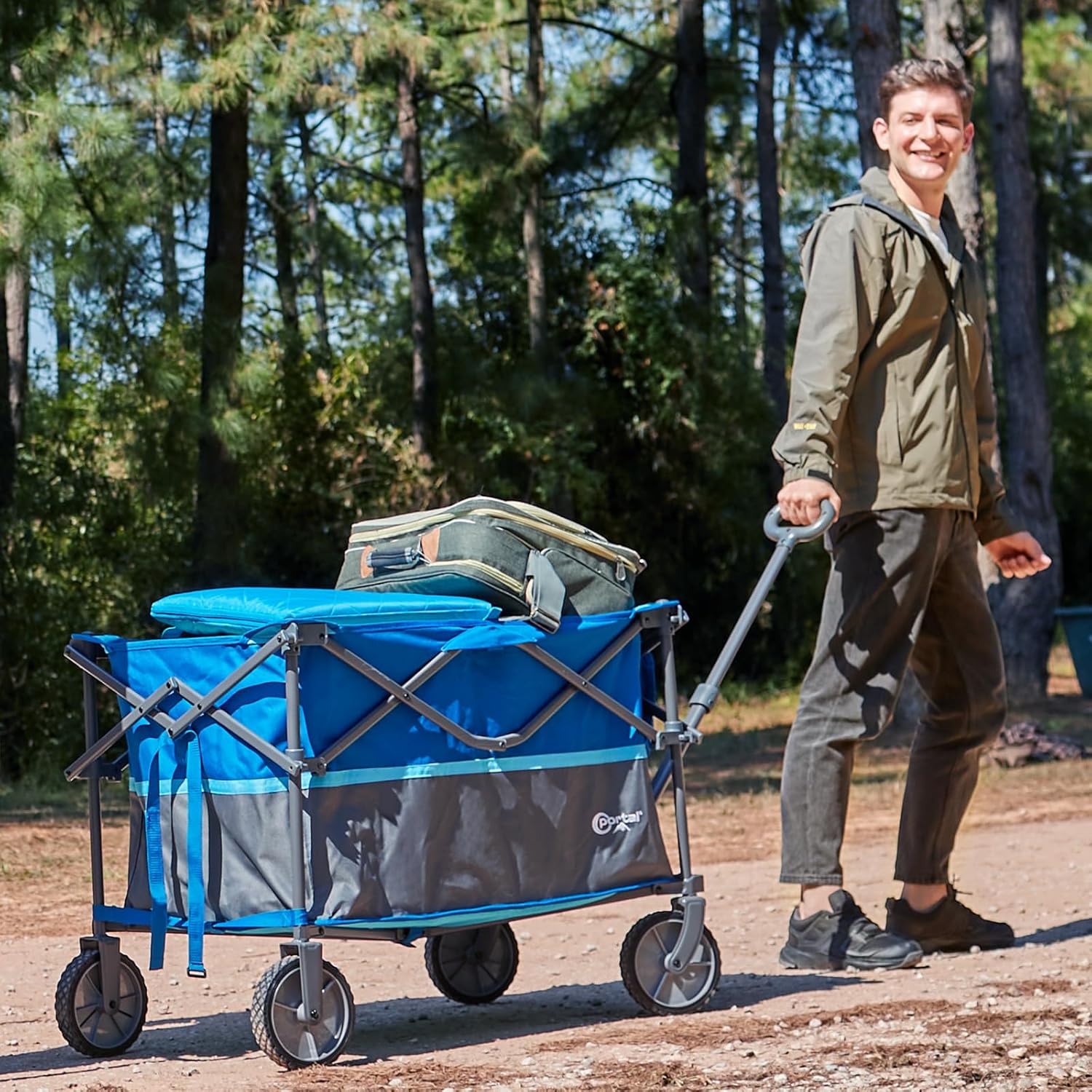 Thumbnail 1 de PORTAL XL Deeper Festival Trolley on Wheels 300L: Heavy-Duty Foldable Cart for Outdoor Kitchens, Gardens and Beaches