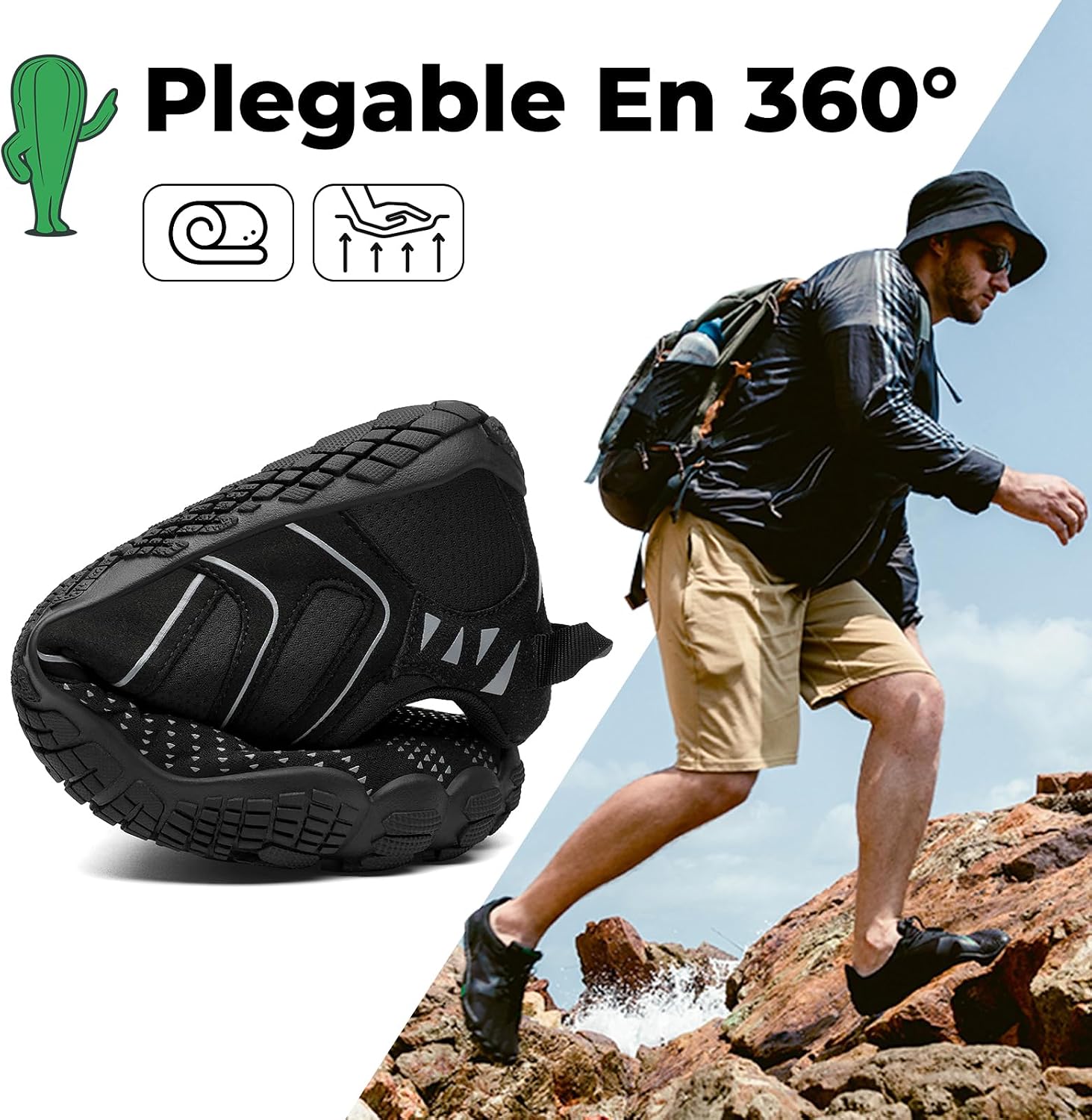 Detalle 2 de SAGUARO Scarpe Barefoot 36-48