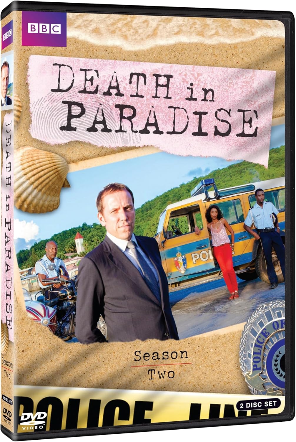 Detalle 2 de 3SS-DVD70 Death in Paradise: Season Ten DVD, 2-Disc NTSC Set