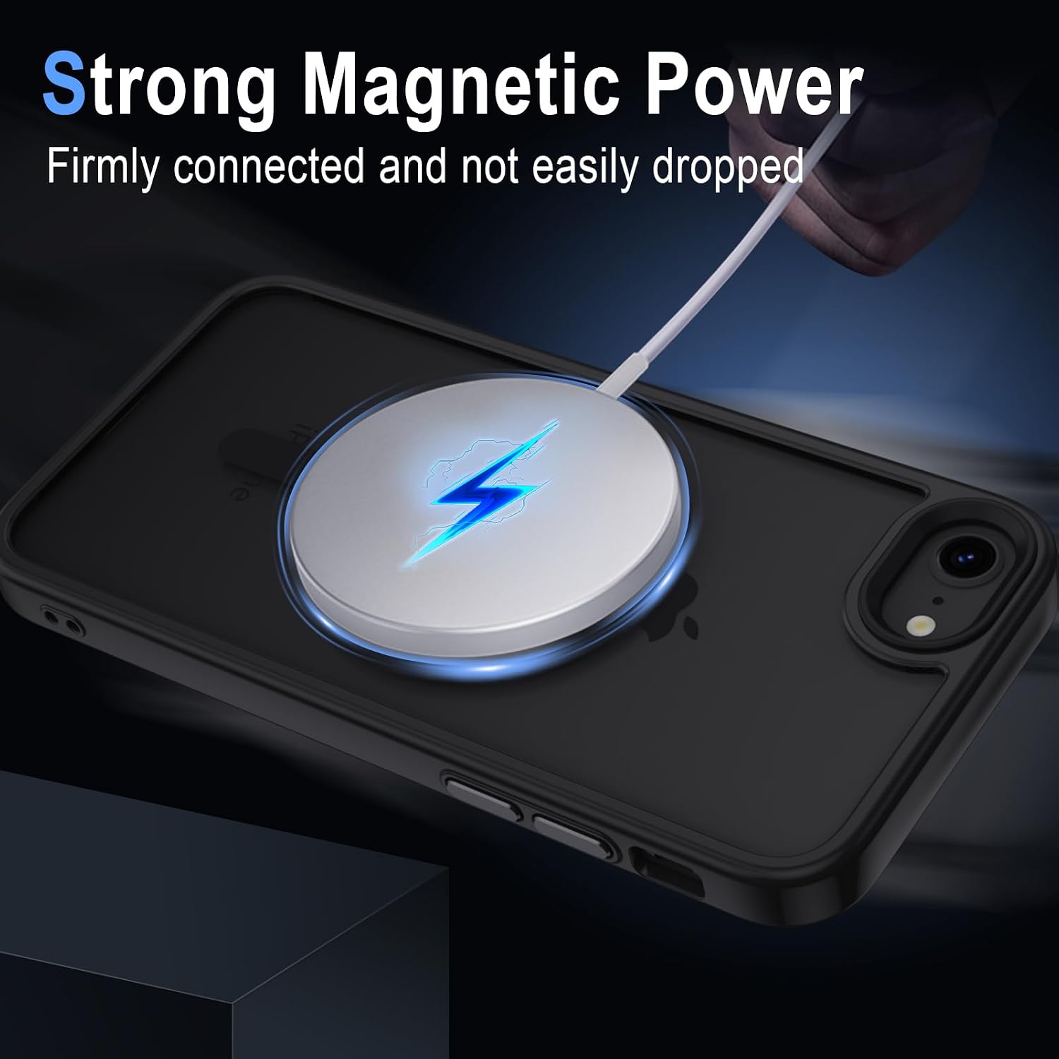 Detalle de XTCASE Funda Magnética para iPhone SE 2020/2022 1500g