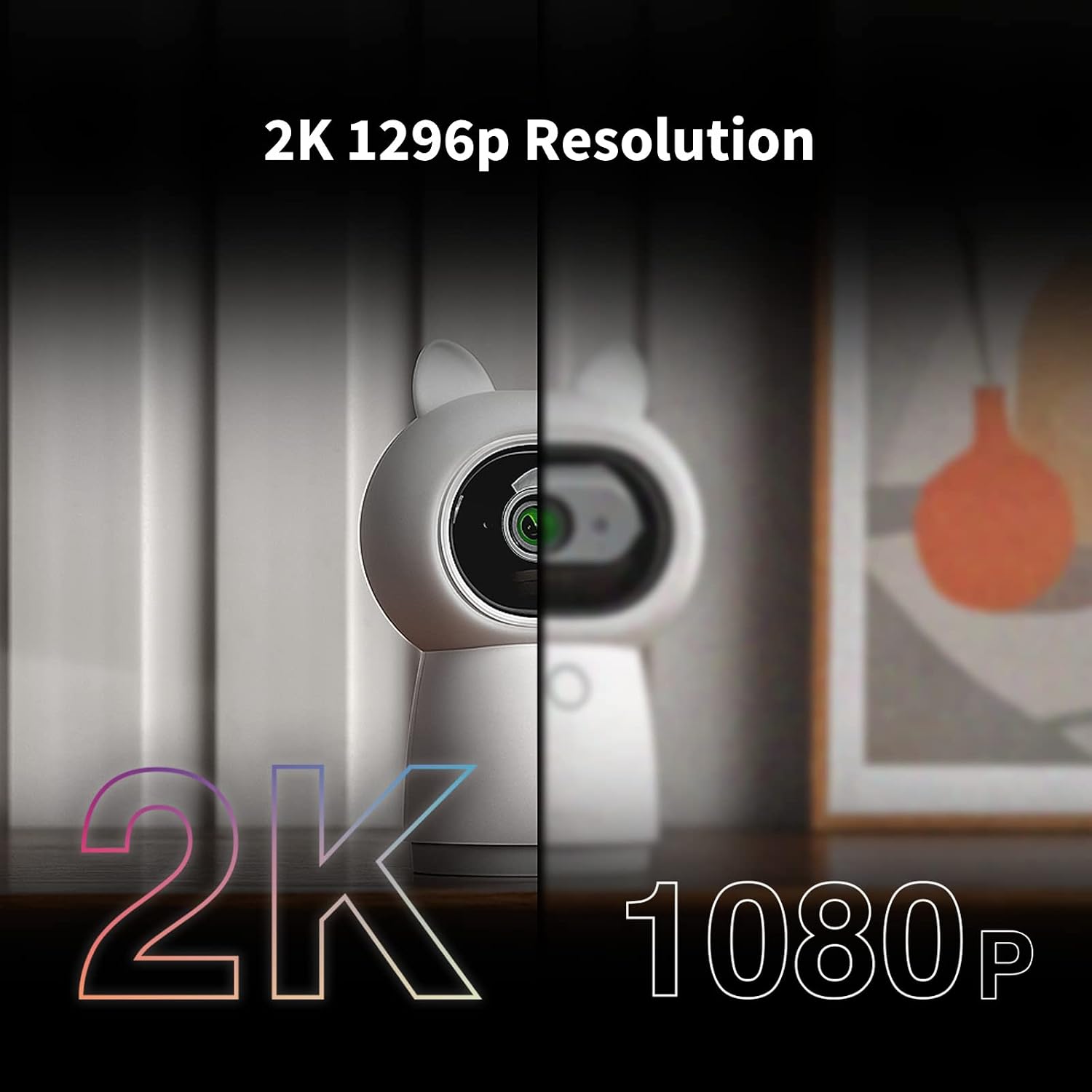 Detalle 2 de Aqara 2K PT Camera Intérieur G3 avec Hub Zigbee 3.0 et reconnaissance faciale