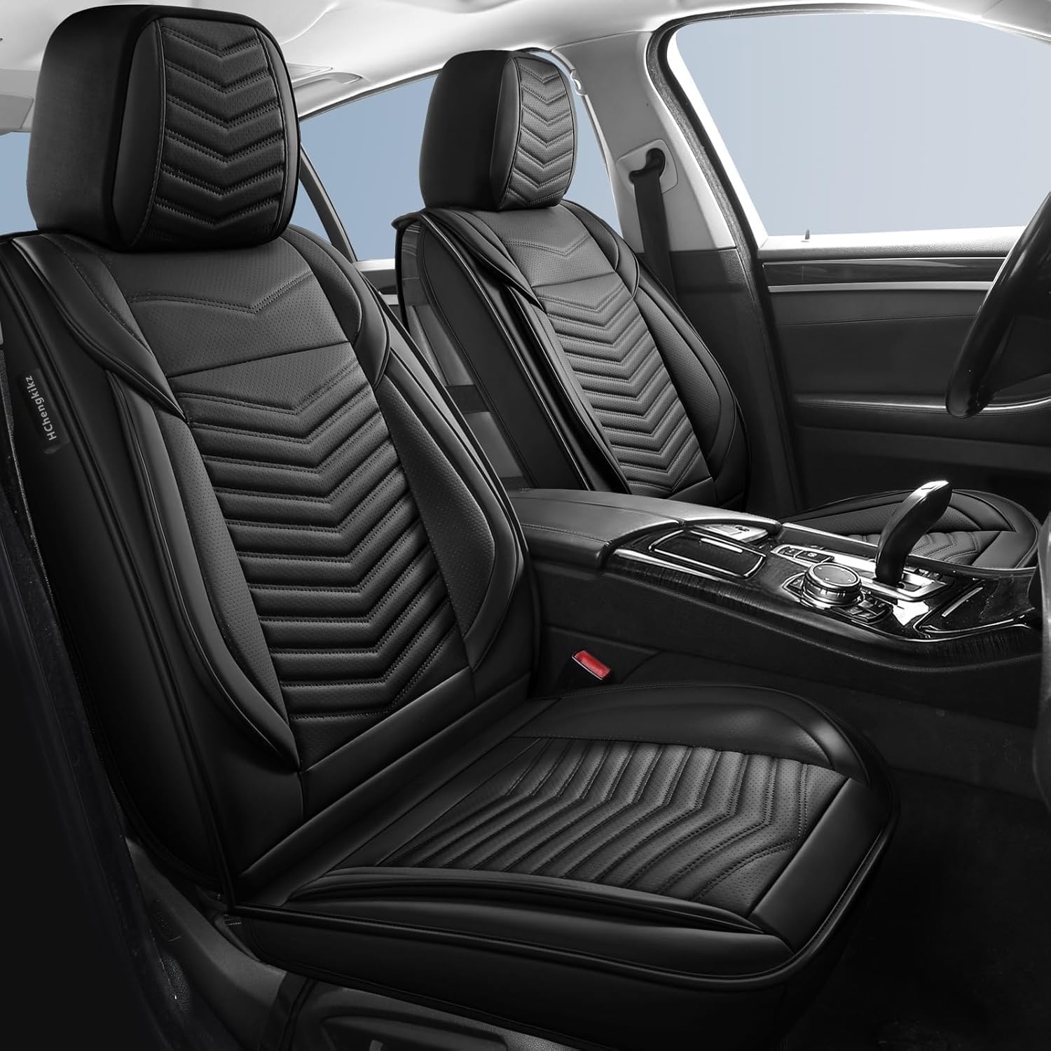 Detalle 2 de HChengkikz Nappa Leather Car Seat Covers Full Set