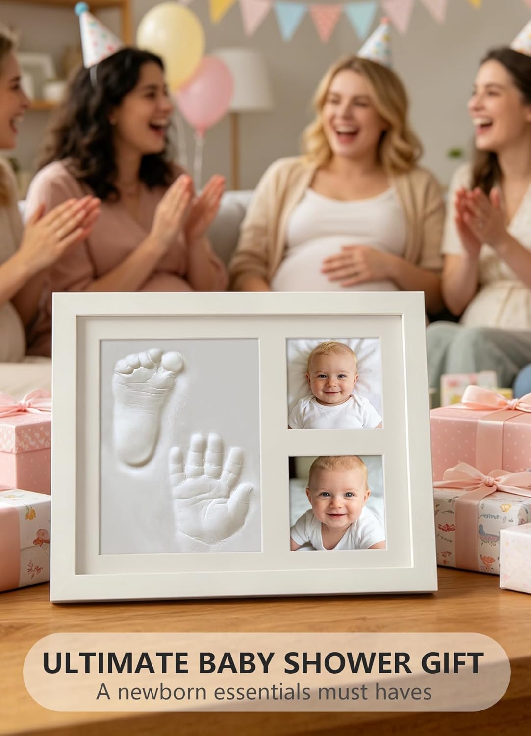 Thumbnail 5 de PewinGo Footprint & Handprint Clay Kit for Babies