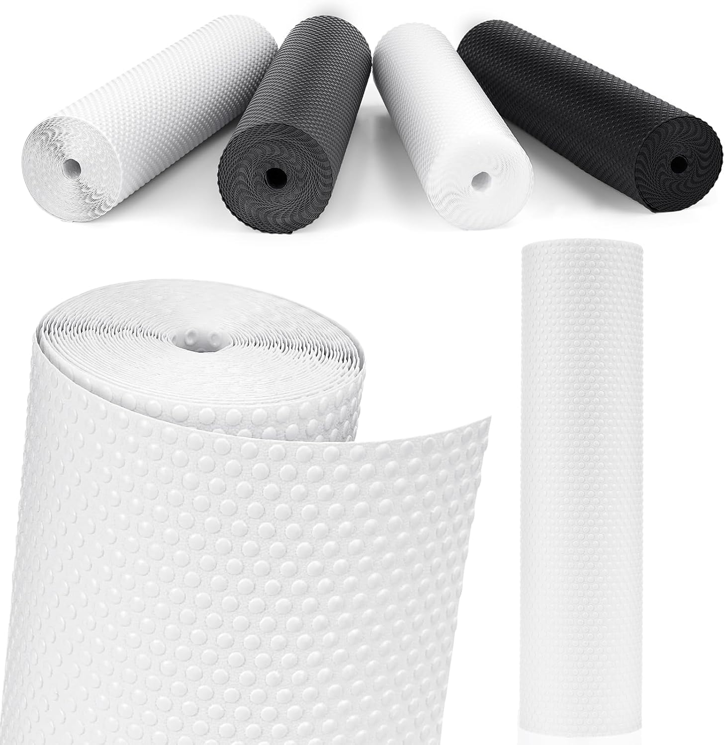 MooiFun Drawer Liners: Waterproof, Non-Slip EVA Shelf Liner for Cabinets, Drawers and Fridges