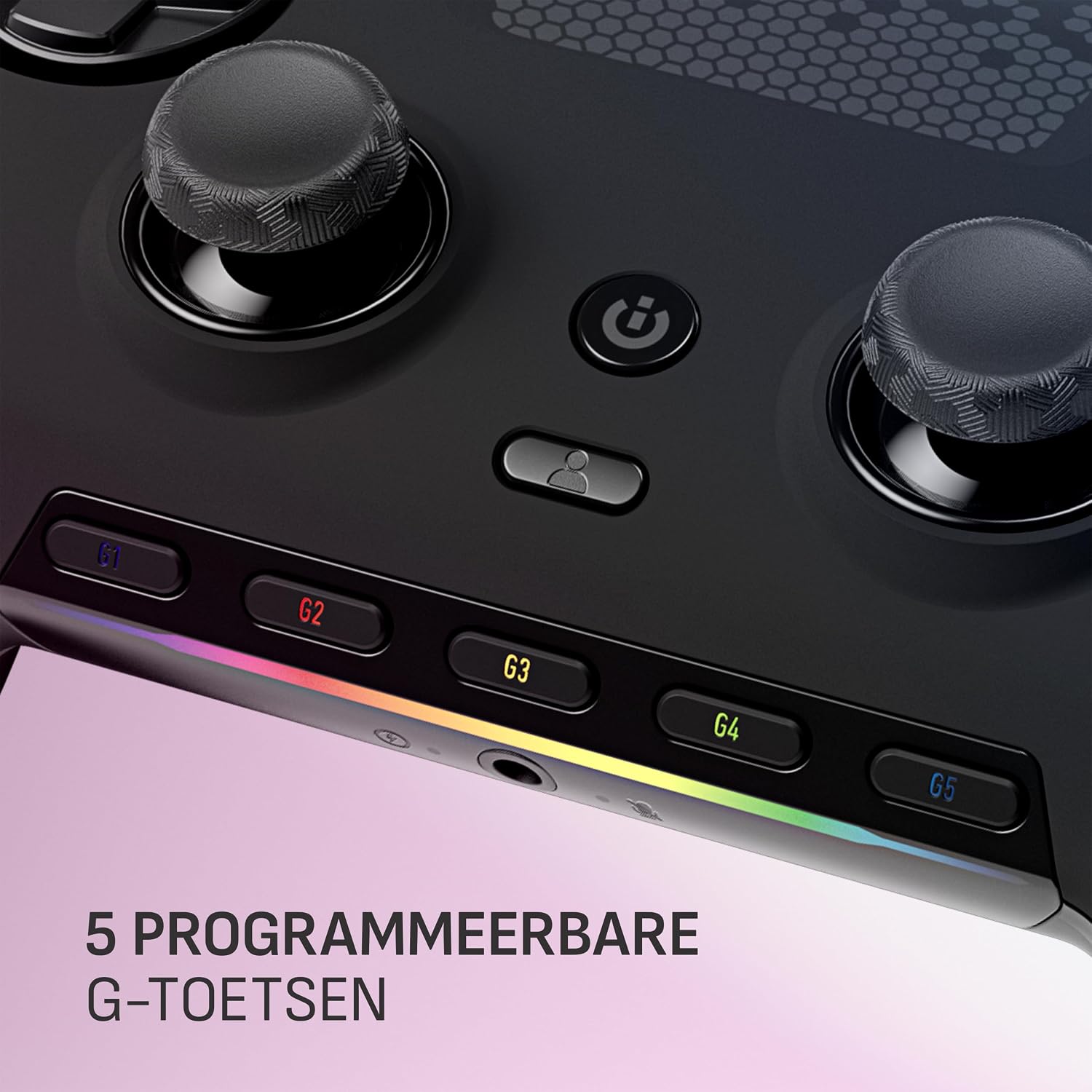 Detalle de SCUF ENVISION V2 (2025) bedrade pc-controller met Hall-effectsticks en paddles