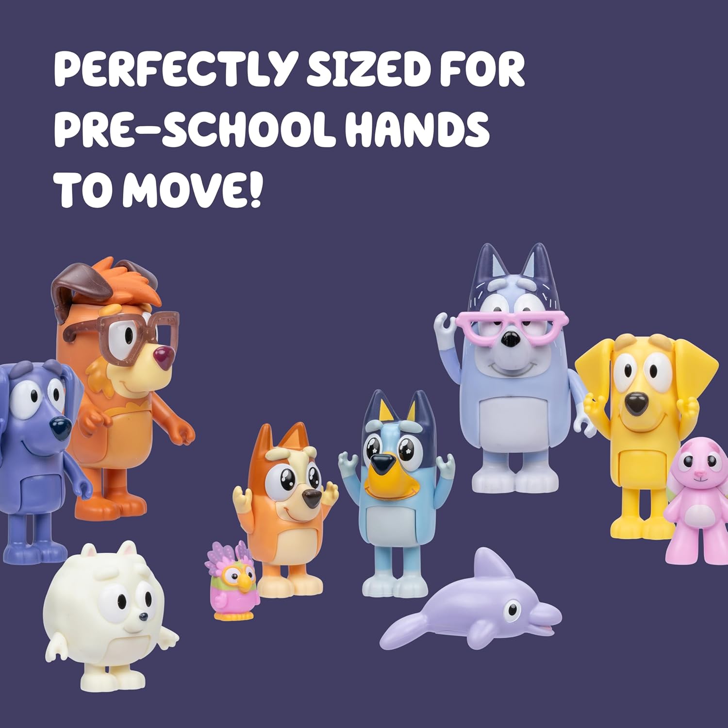 Thumbnail 4 de Bluey Super Fan Figurines Set for Toddlers