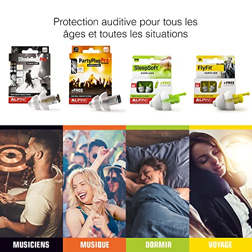 Detalle de Alpine MusicSafe Bouchons d'oreilles – Protection auditive haute fidélité pour musiciens