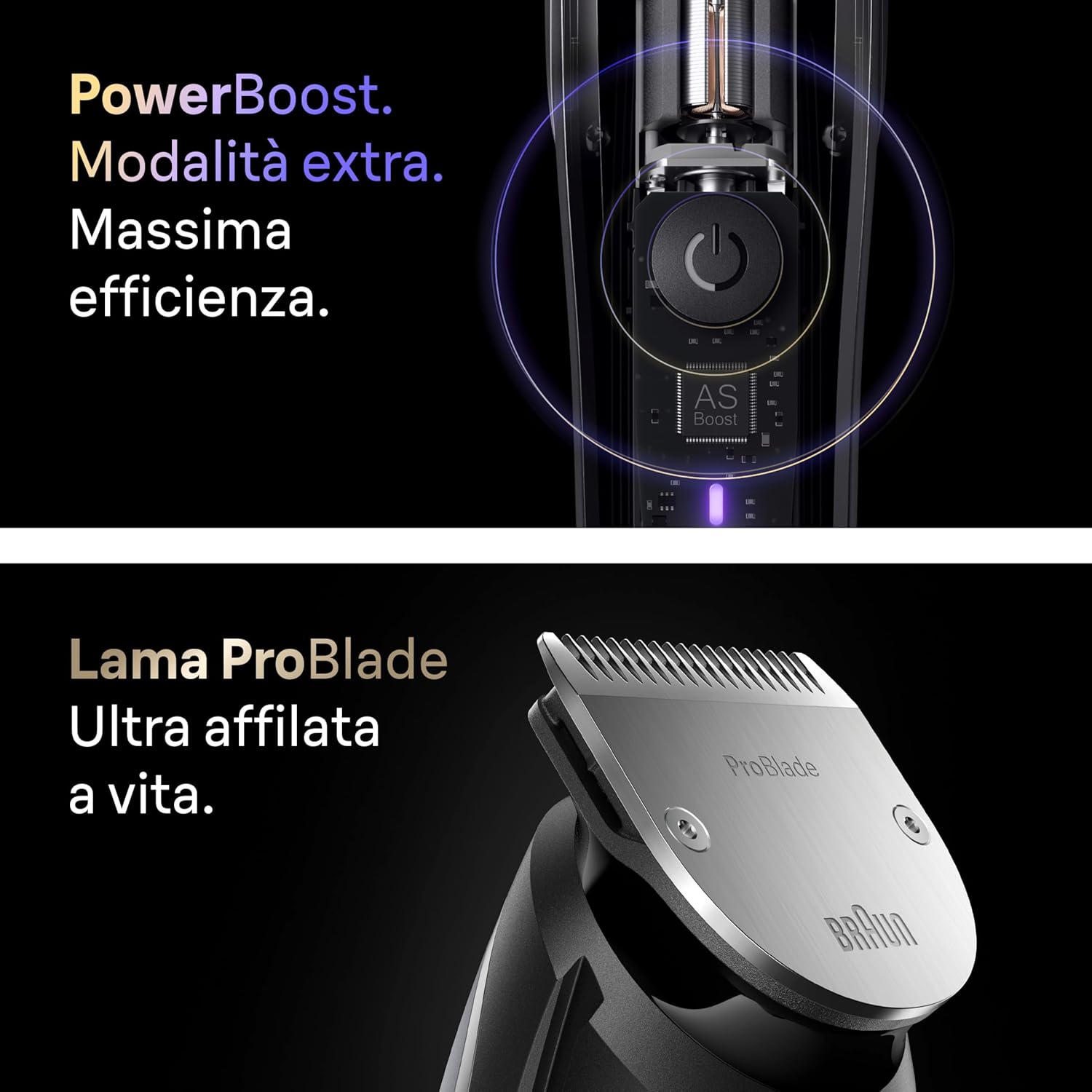 Thumbnail 2 de Braun BT9565 Serie 9 regolabarba con 52 lunghezze ✂