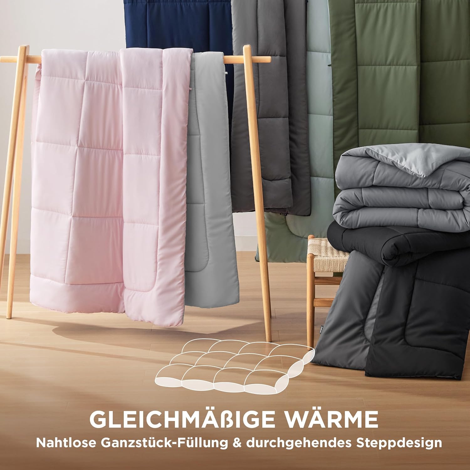 Thumbnail 3 de BEDSURE Bettdecke 155x220 Ganzjahresdecke