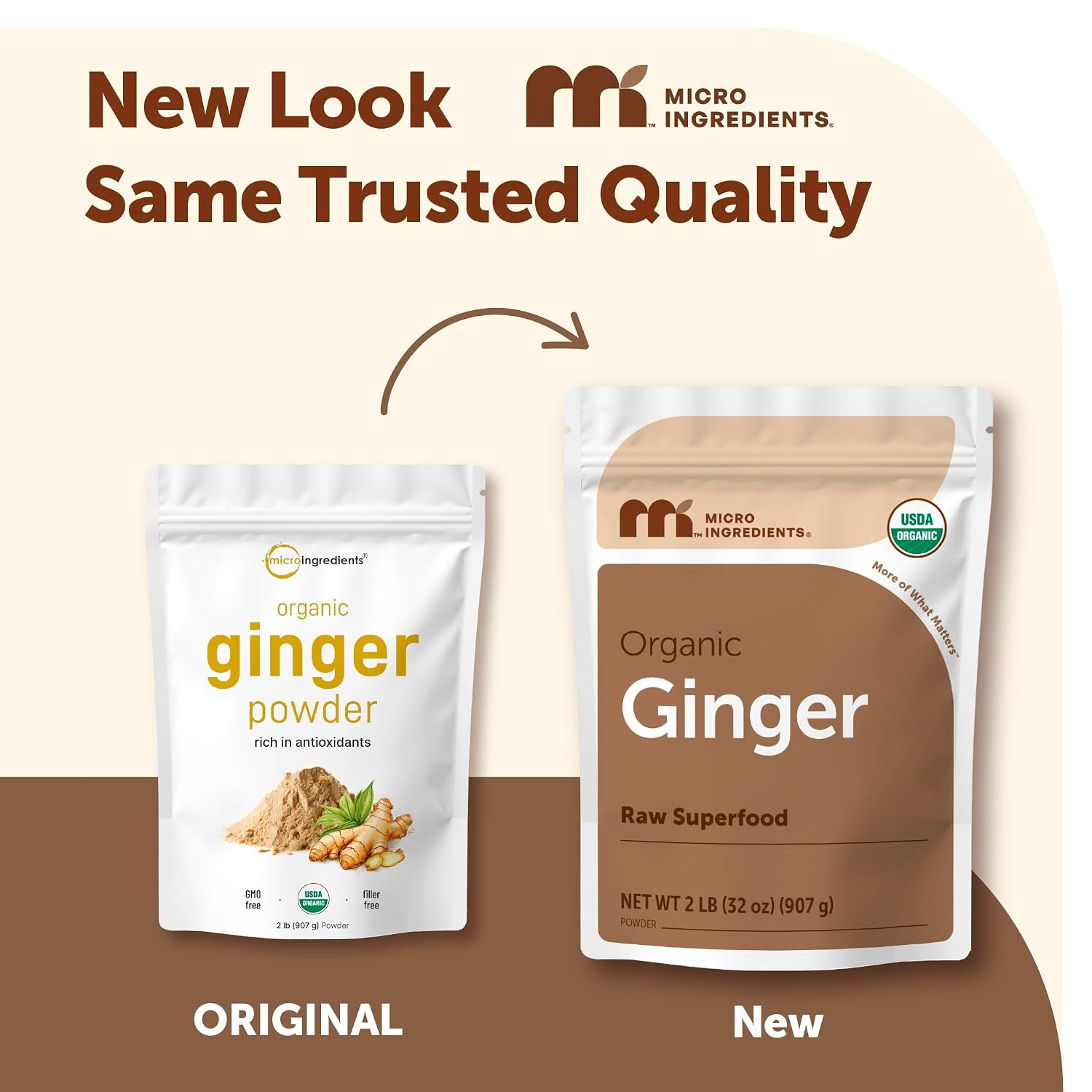 Thumbnail 2 de Micro Ingredients Organic Ginger Powder, 2 lb (32 oz), Non-GMO
