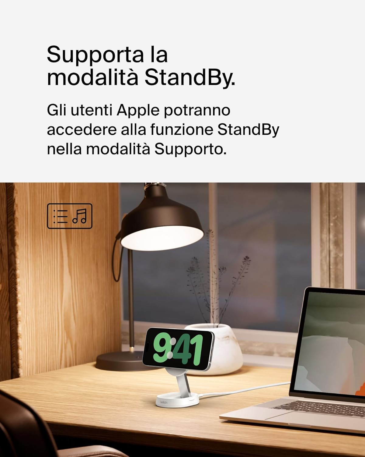 Thumbnail 6 de Belkin BoostCharge Pro: Supporto di Ricarica Magnetico 15W Qi2 convertibile per iPhone e altri dispositivi