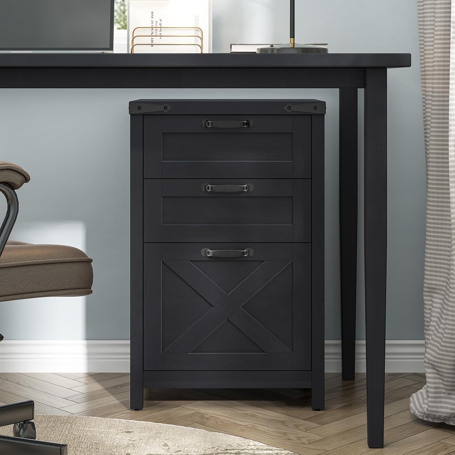 Thumbnail 1 de Halitaa File Cabinet with 3 Drawers