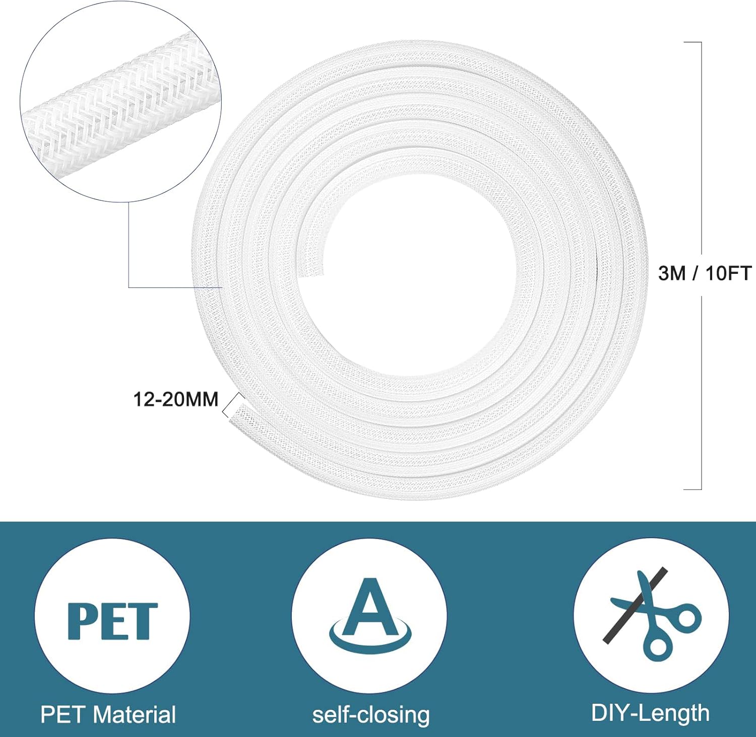 Thumbnail 1 de Hocerlu Flexibel 13 mm Kabelkanal 3 m – Kabelmanagement