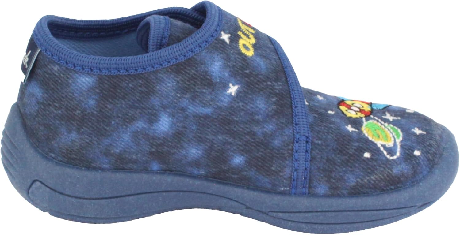 Detalle de Beck Jungen Spacy-3080 Hausschuh – atmungsaktiv, rutschfest und langlebig
