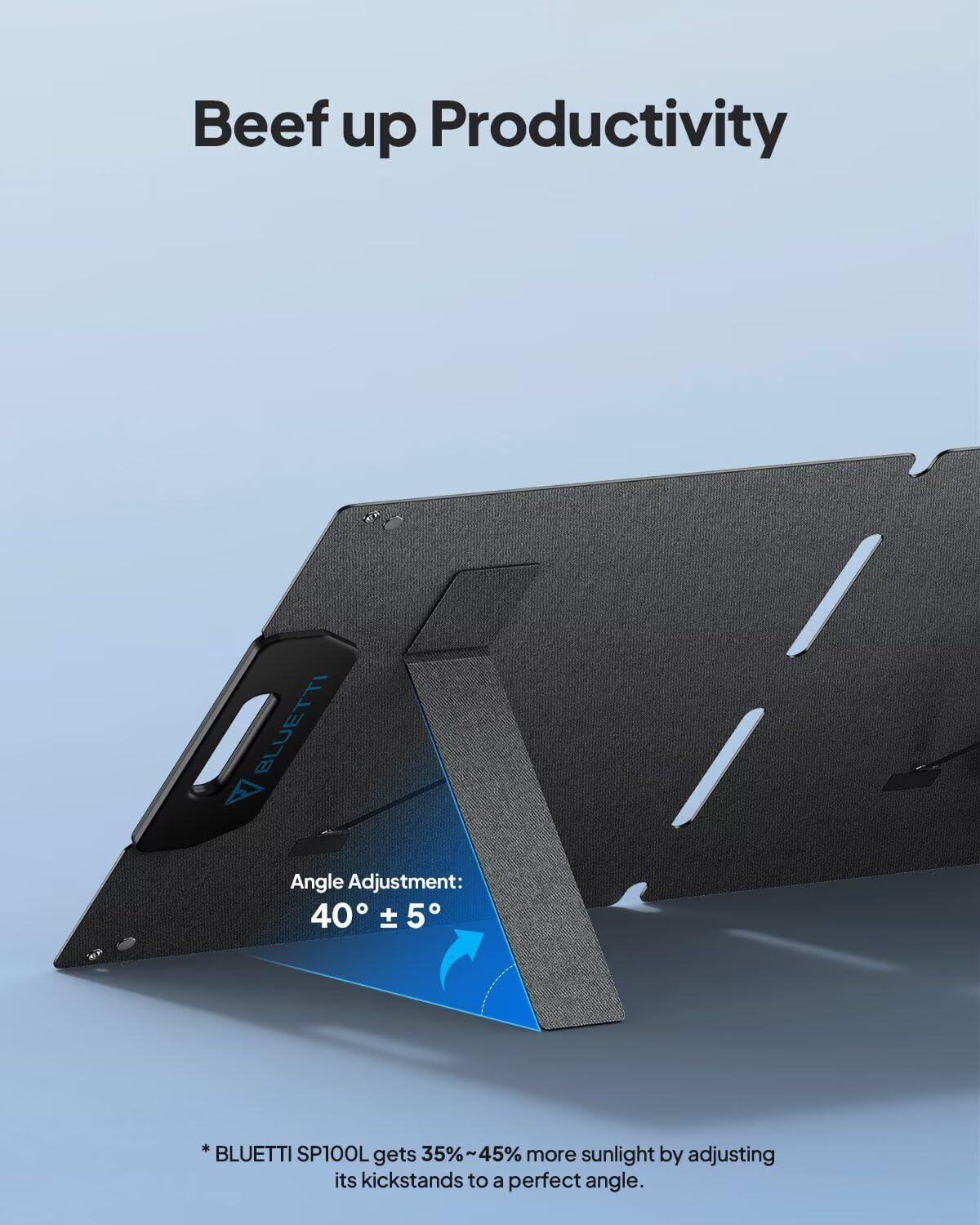 Thumbnail 4 de BLUETTI 100W Foldable Solar Panel for EB3A/AC2A and More