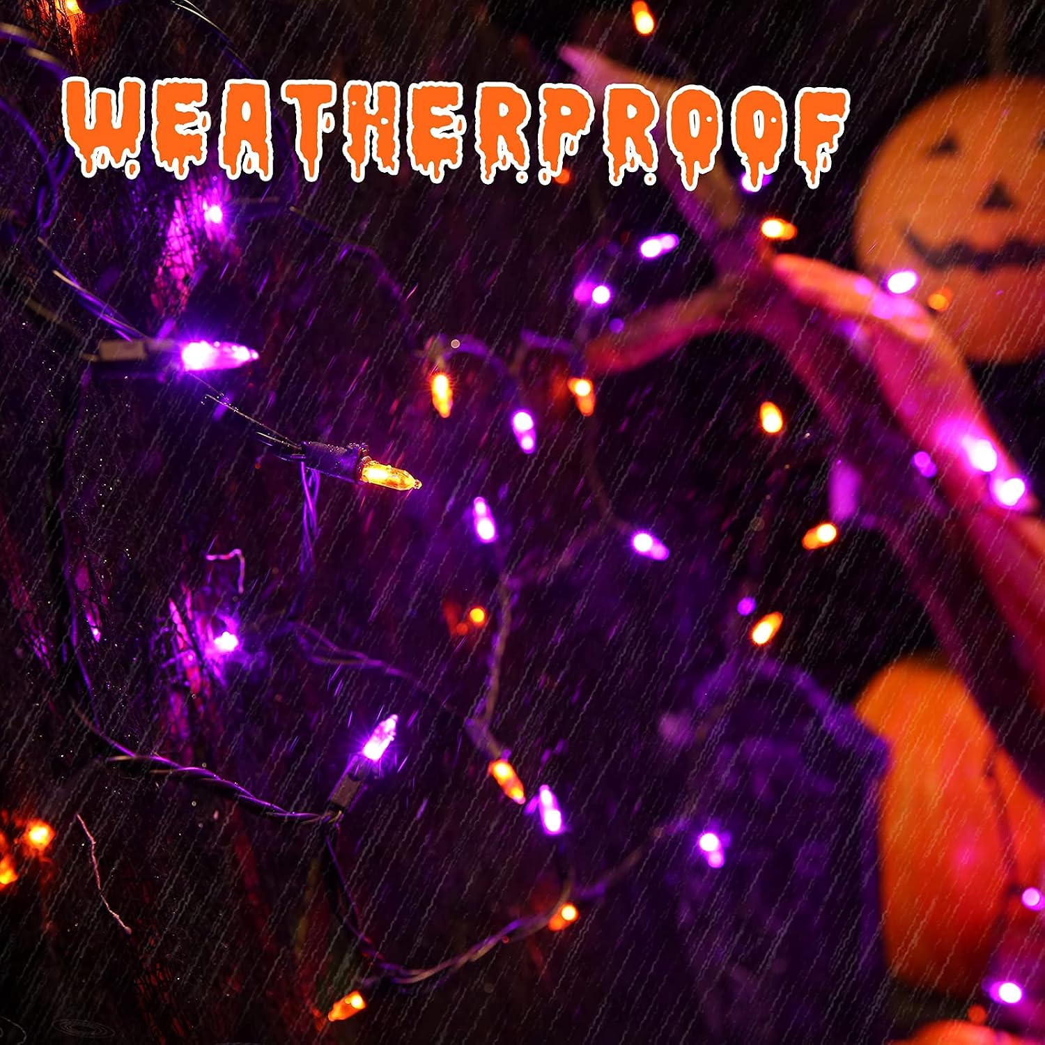 Thumbnail 6 de Brizled TSD-100M-2/S-FT19 Purple and Orange 100-LED Halloween String Lights