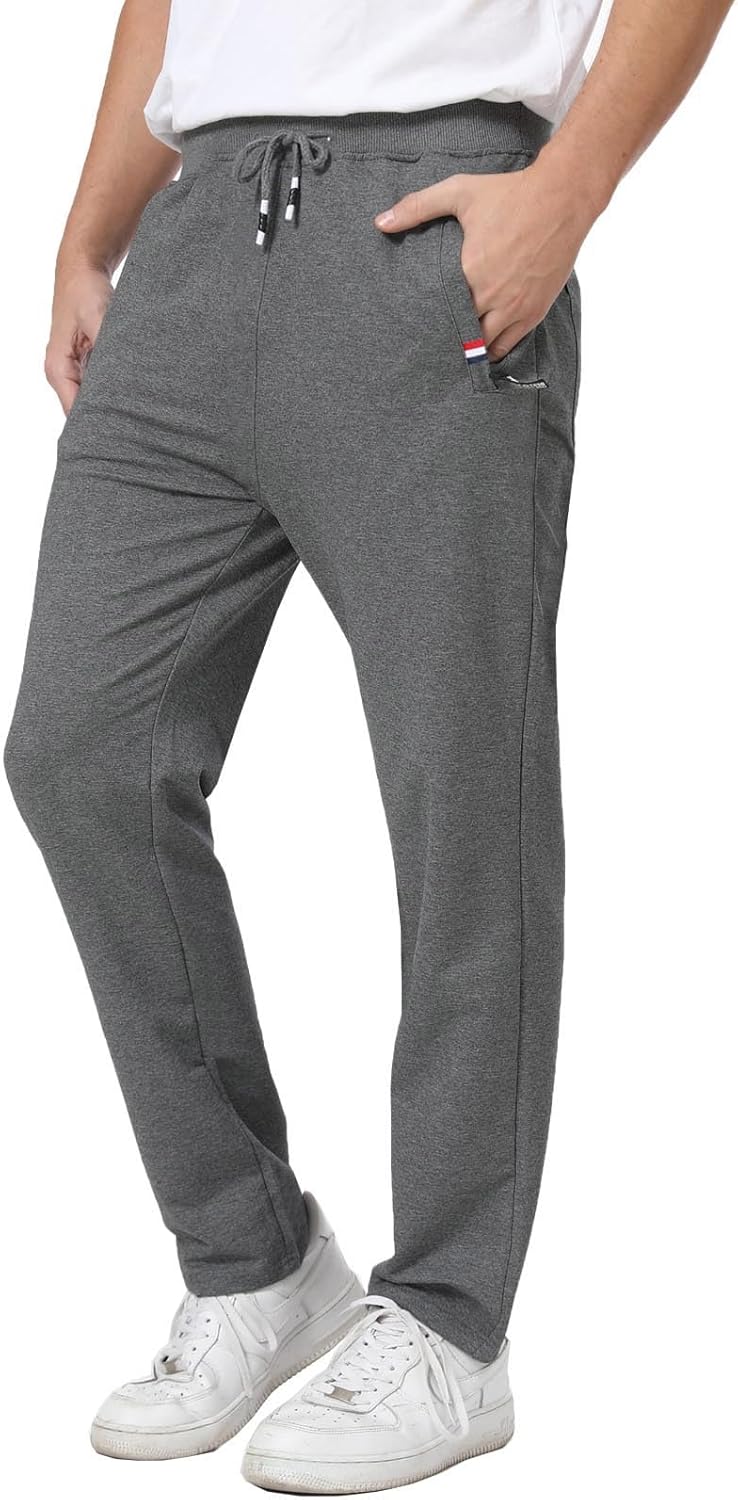 Thumbnail 4 de JustSun Herren Jogginghose aus Baumwolle – Trainingshose mit Reißverschlusstaschen