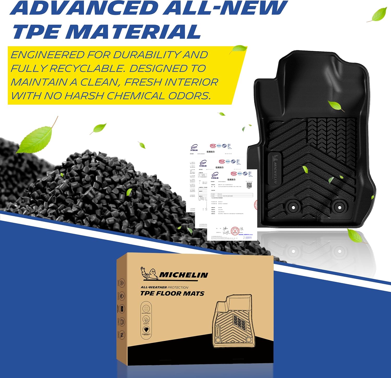 Thumbnail 6 de Michelin All-Weather Vehicle Mats for 2021-2026 Ford Bronco 4-Door (6 Piece) Premier