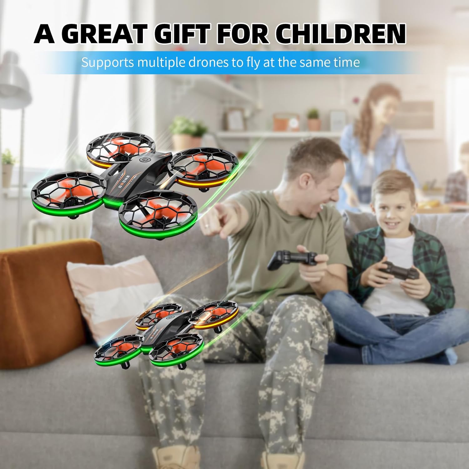 Thumbnail 2 de Drone Enfant 3 batteries RC 27 minutes