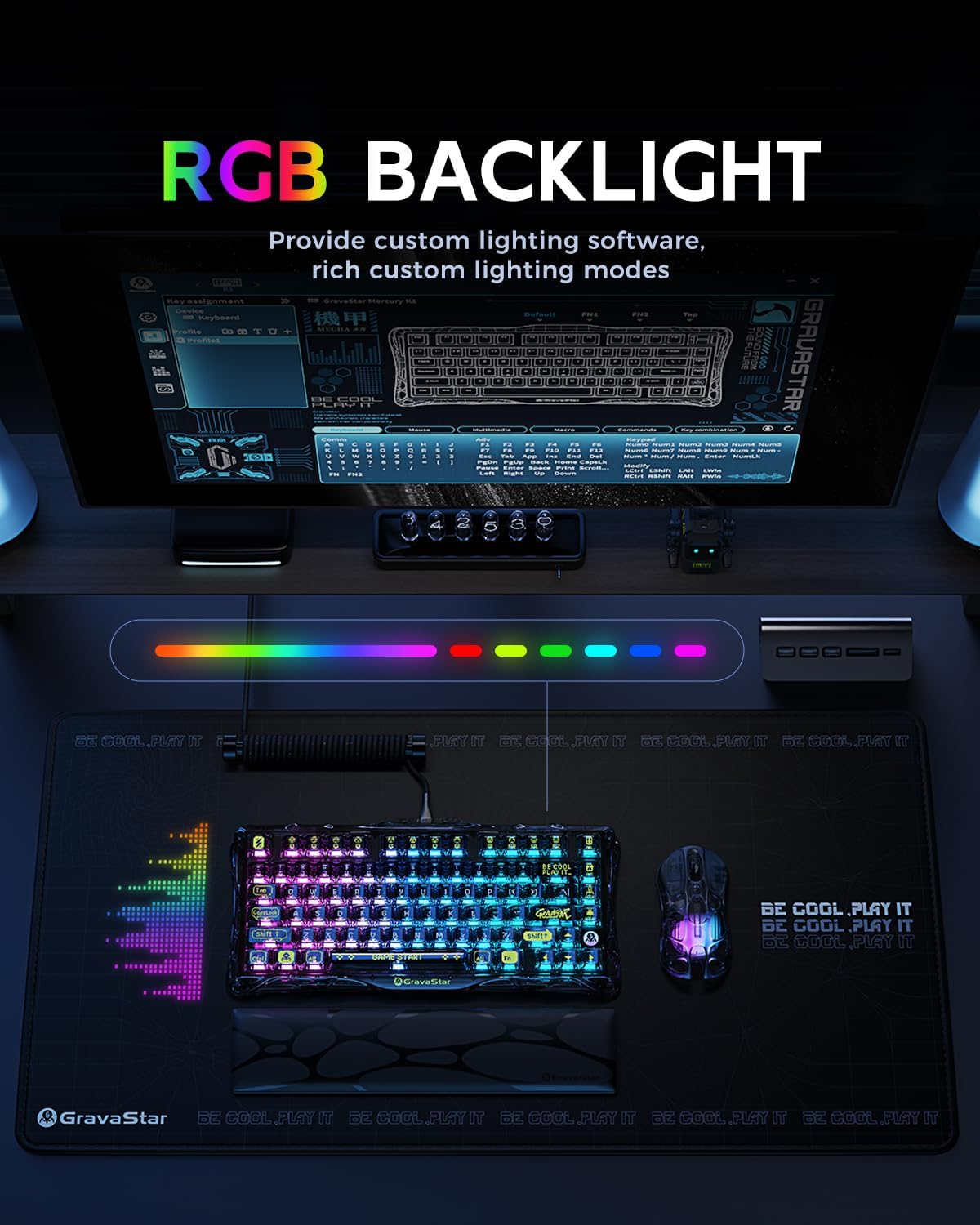 Thumbnail 4 de GravaStar Mercury K1 Lite 75% 4000mAh Keyboard