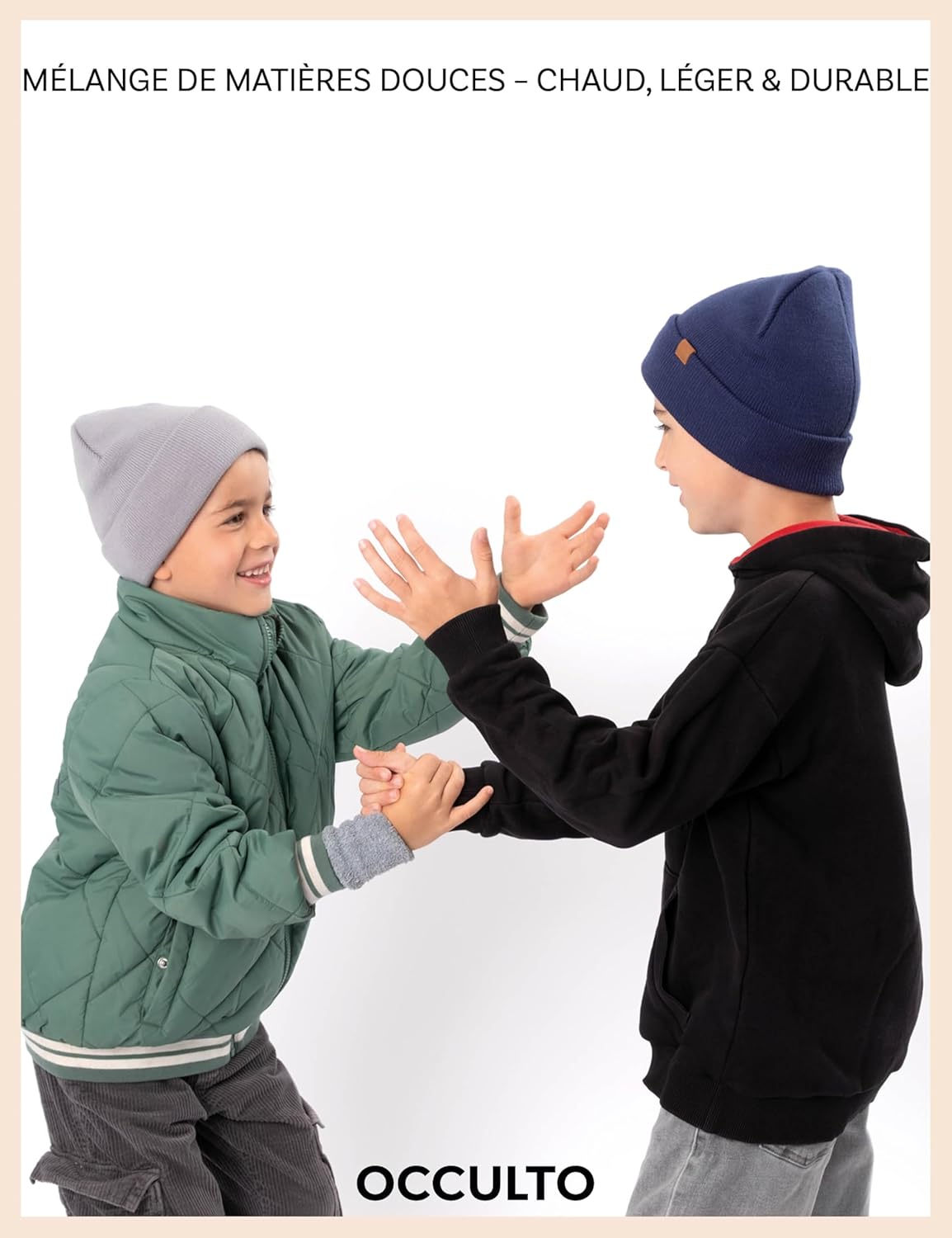 Thumbnail 2 de Occulto bonnet d’hiver enfant Levi (polyacrylique) – modèle garçon & fille