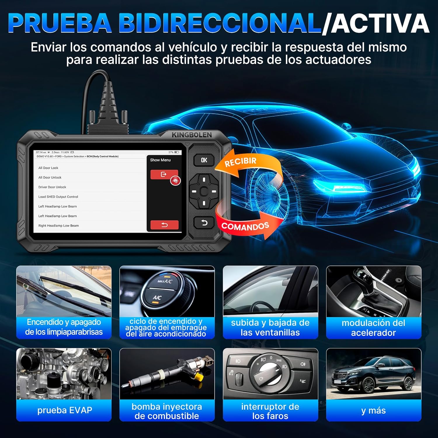 Thumbnail 2 de KINGBOLEN S6 Elite OBD2 Multimarca