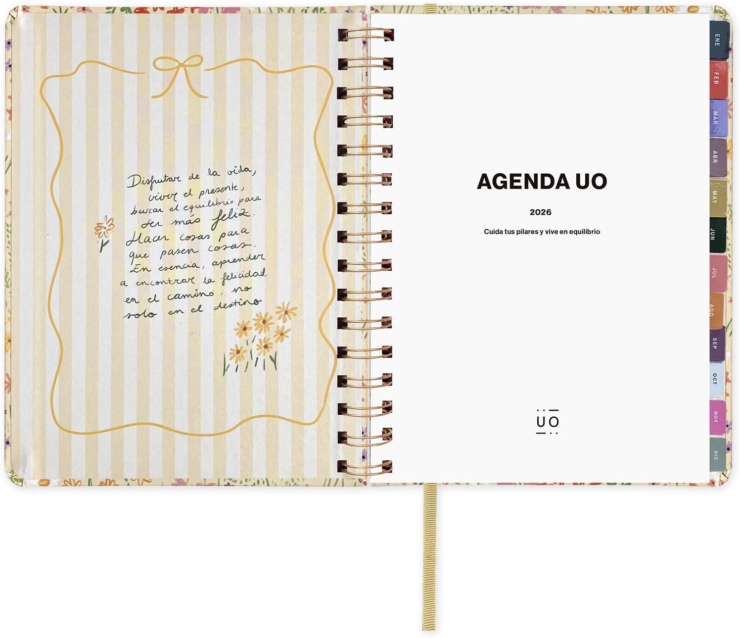 Thumbnail 1 de UO Agenda Anual 2026 Bloom semana vista 224 páginas