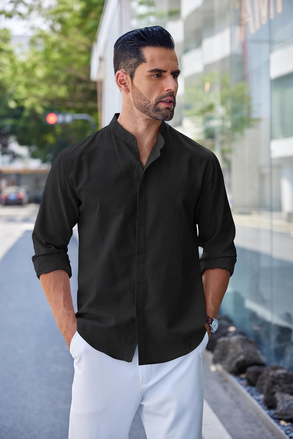 Thumbnail 2 de COOFANDY Men's Oxford Shirt