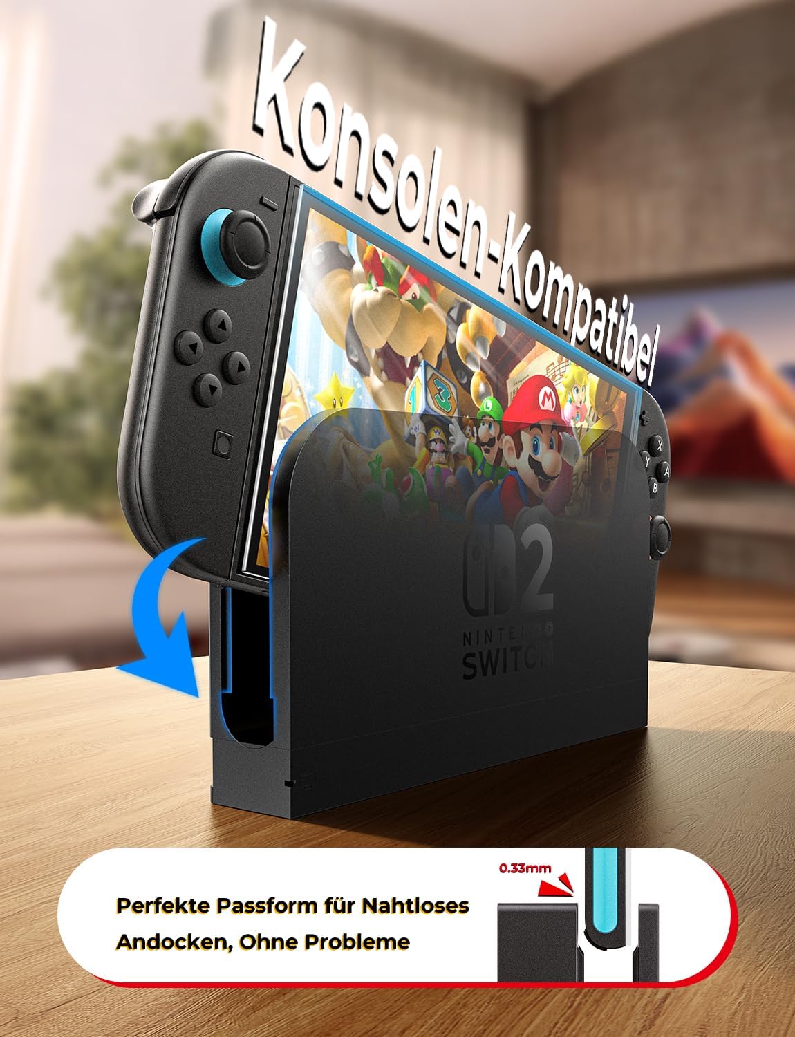 Thumbnail 5 de MAGIC JOHN Displayschutz 9H für Nintendo Switch 2